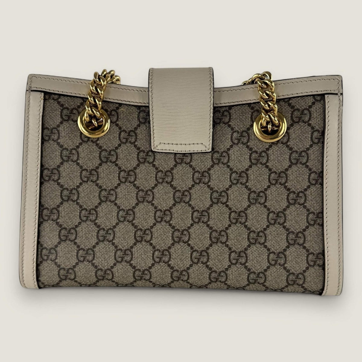 Back Gucci padlock tote