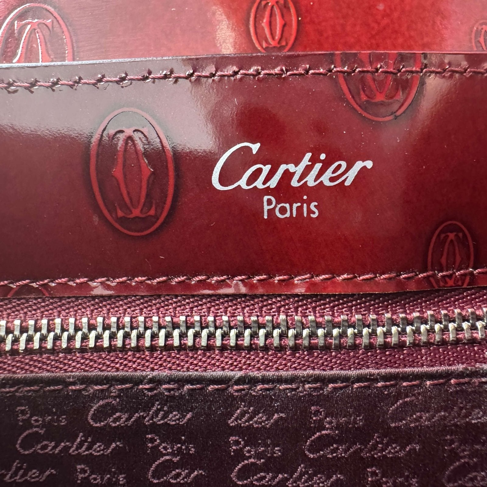 Cartier bag inside pre-owned