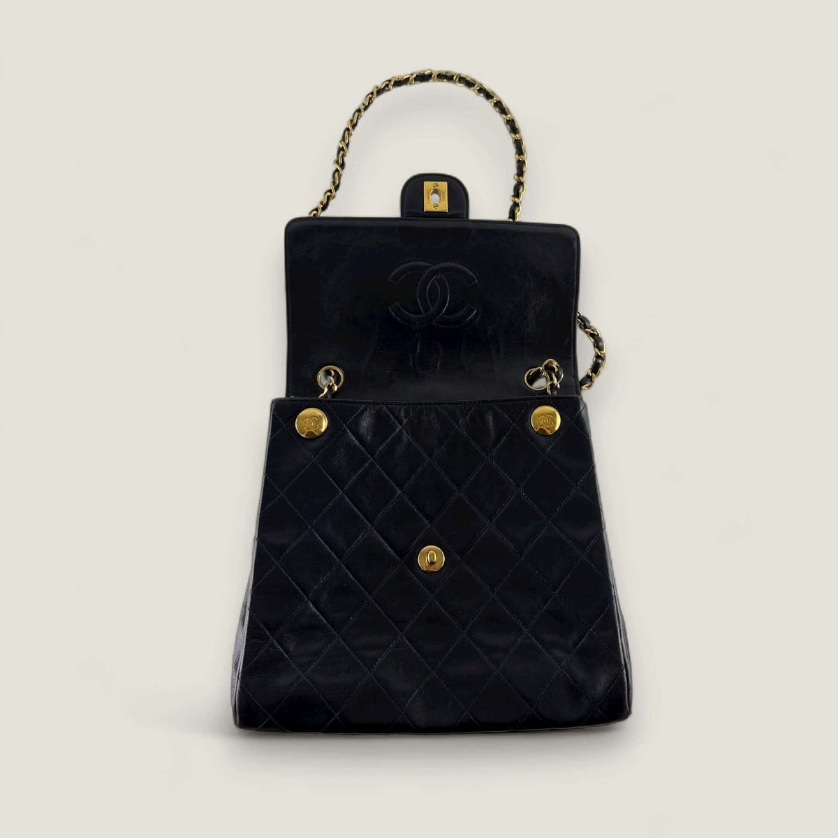 Chanel Quilted shoulder bag interior lambskin