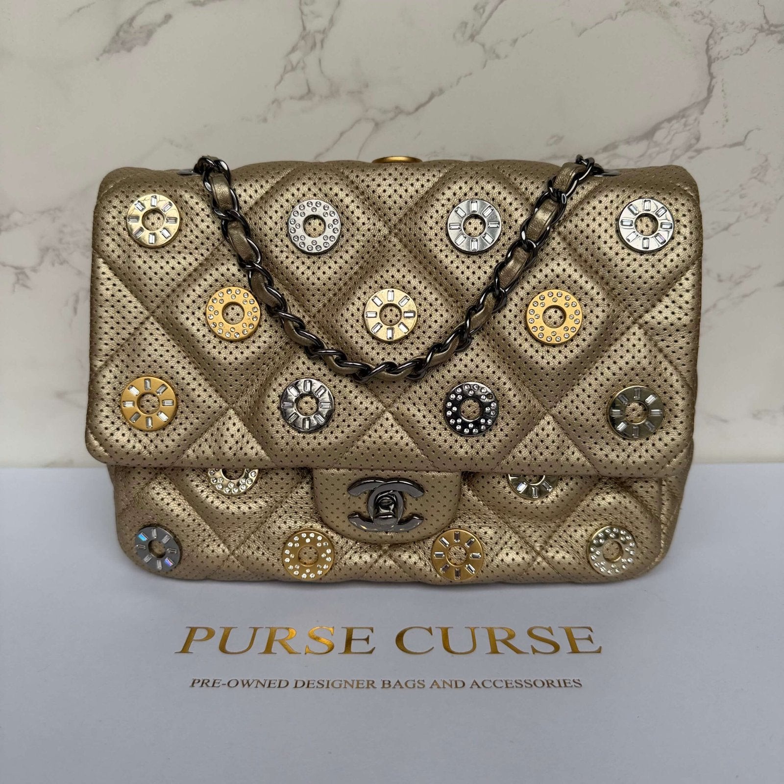 Chanel Paris Dubai flap side view