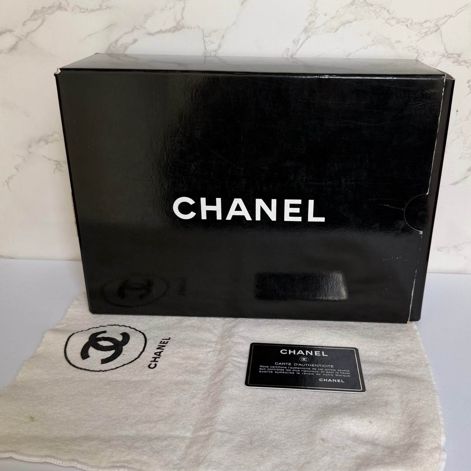 Chanel box and dustbag set