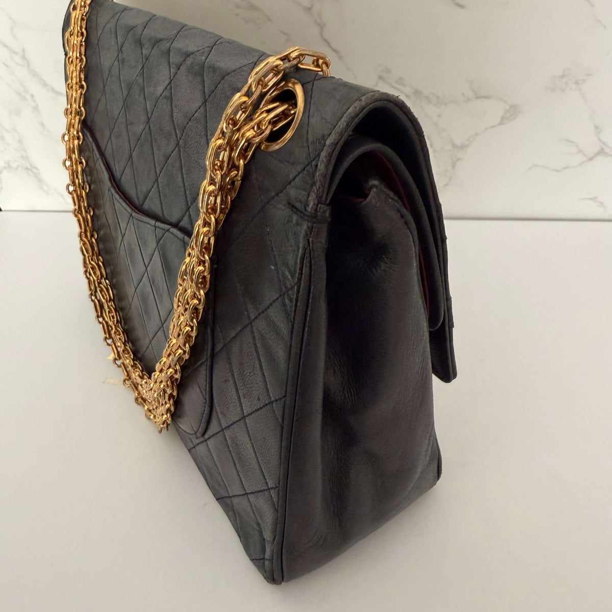 Chanel double flap medium entrupy certificaat authenticiteit