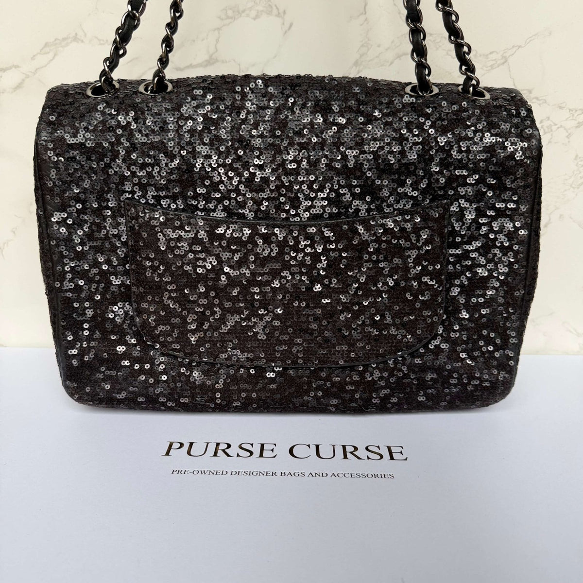 Chanel jumbo back bag