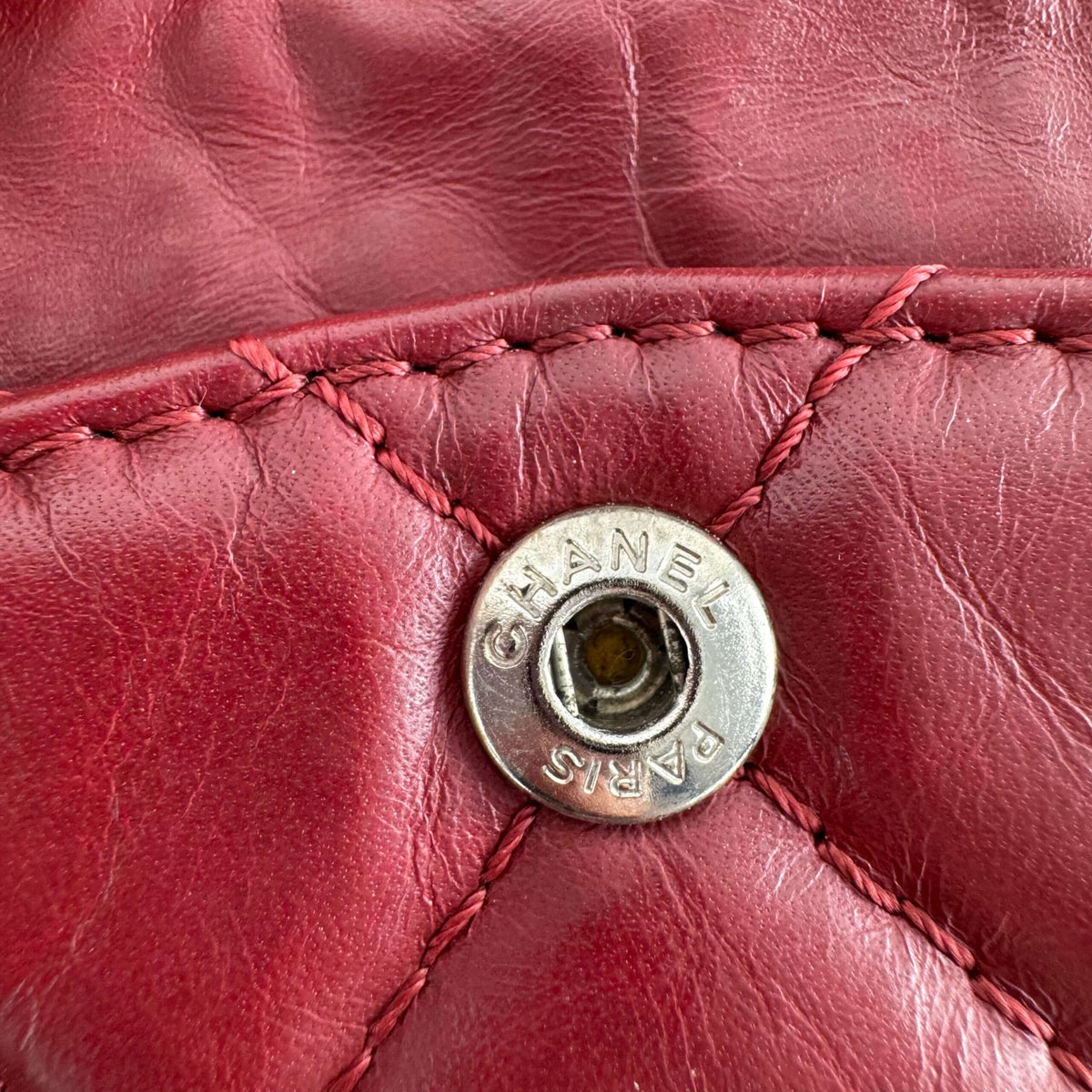 Chanel pushlock dubble flapbag