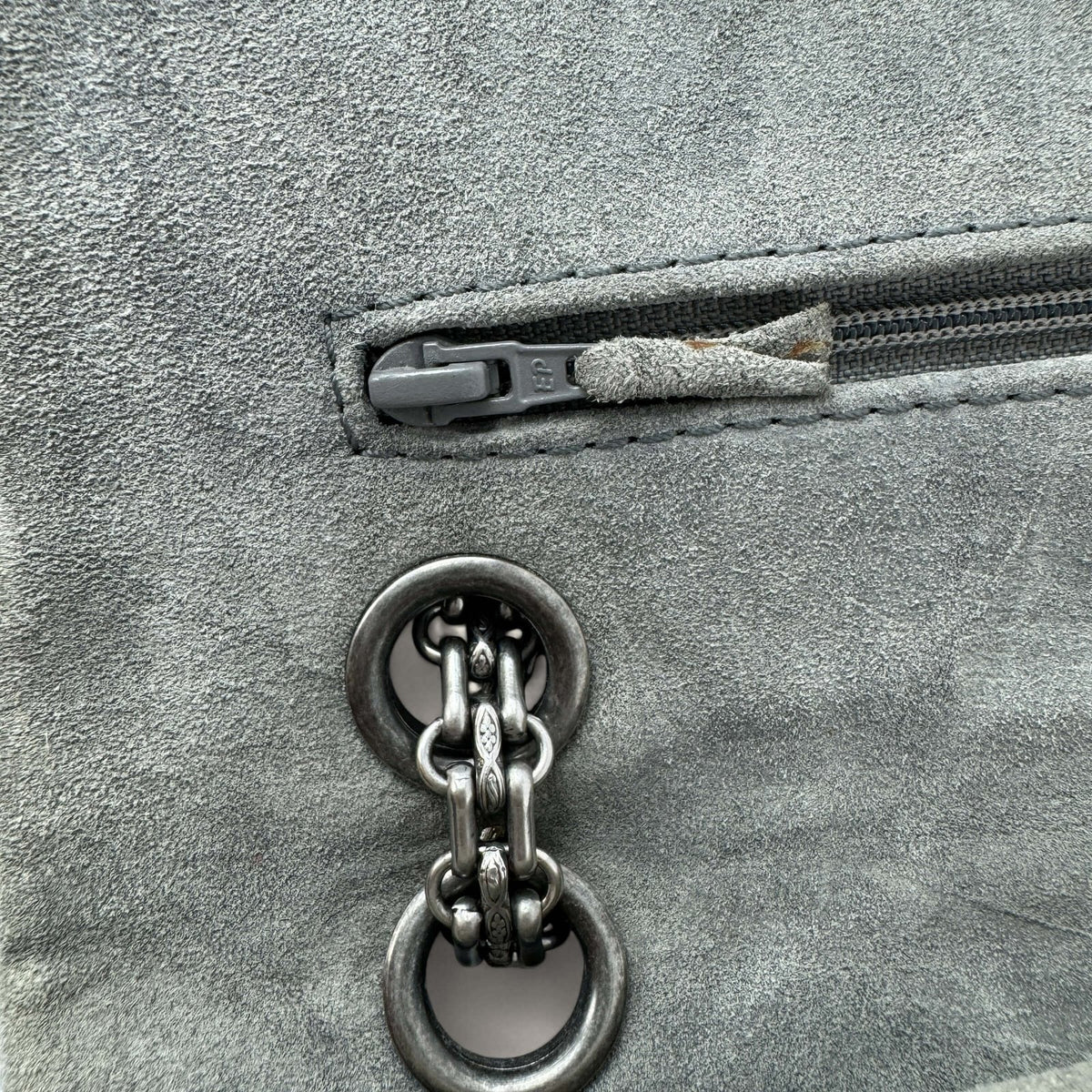 Chanel rits binnenkant preloved tas