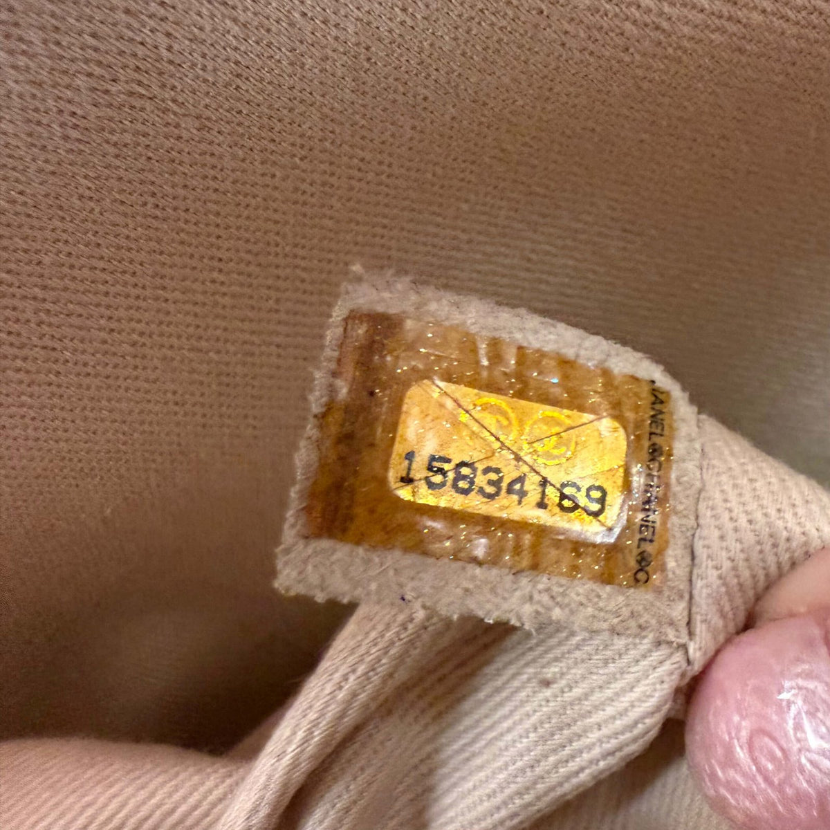 Chanel serial number authentic