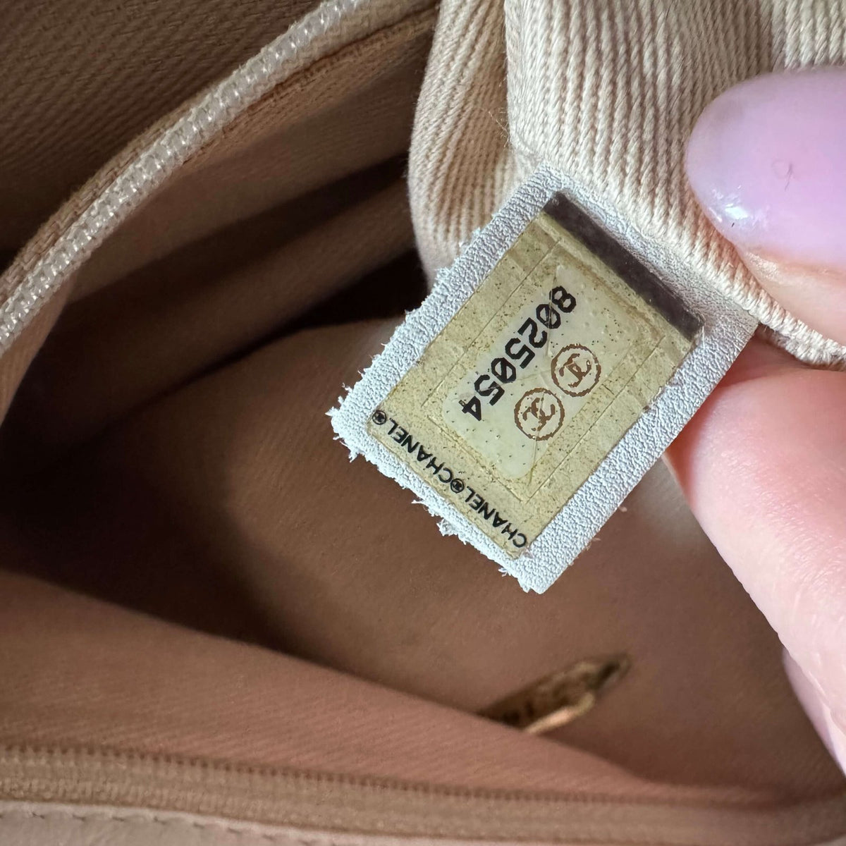 Chanel serial number authentic Chanel bag