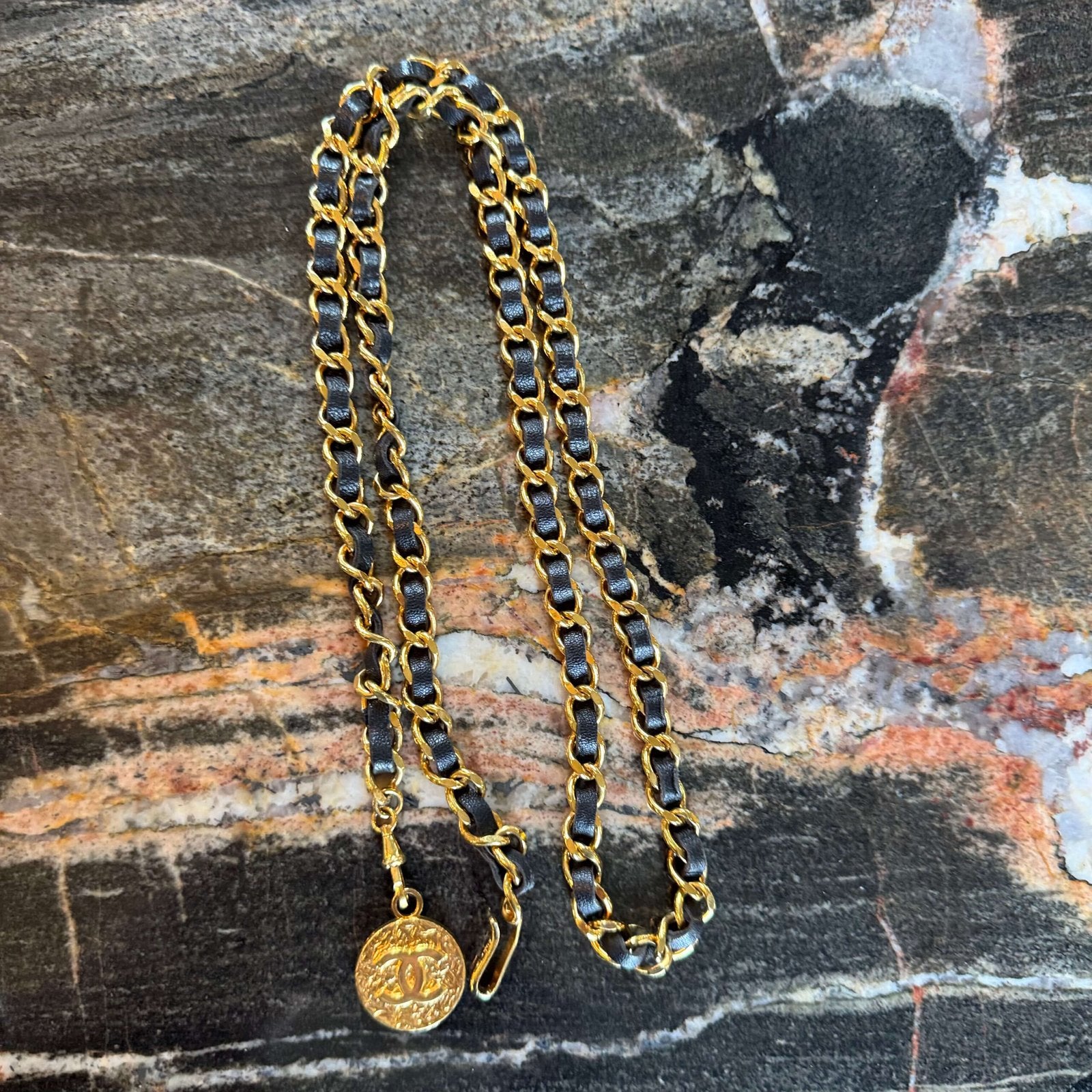 Chanel vintage chain belt - pre-owned