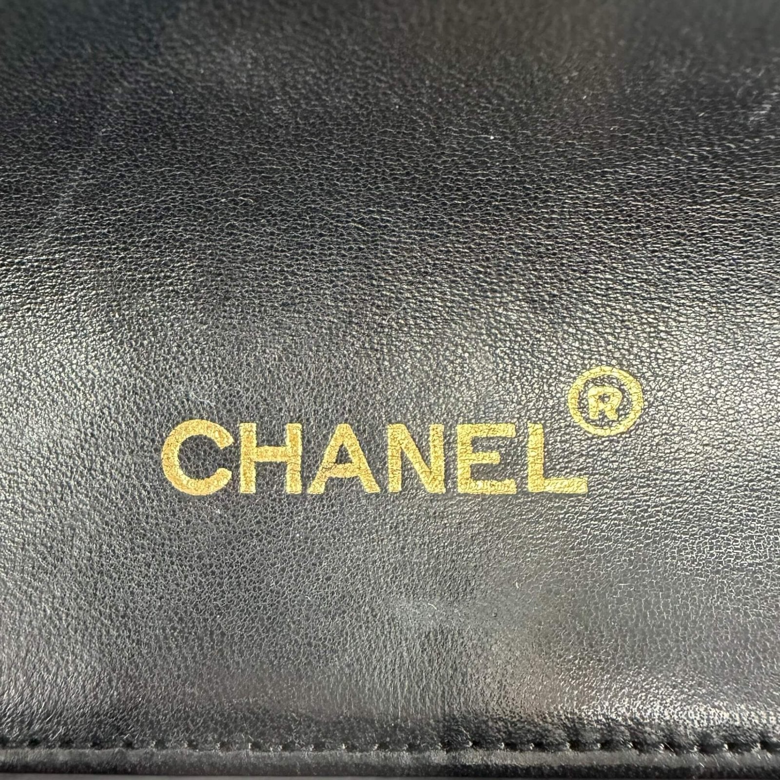 Chanel vintage matelasse single flap without serial number