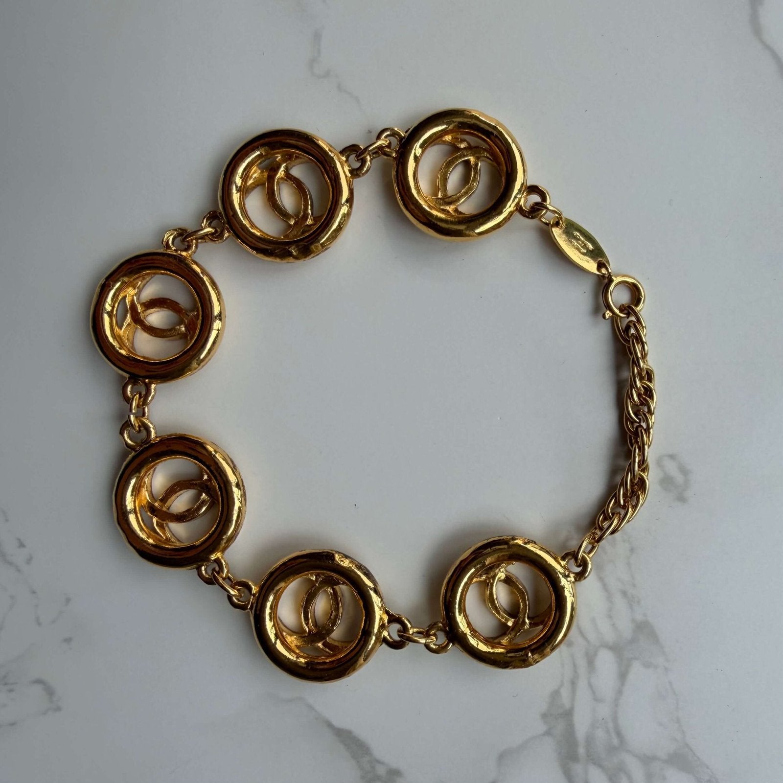 Chanel vintage sieraden 24k verguld