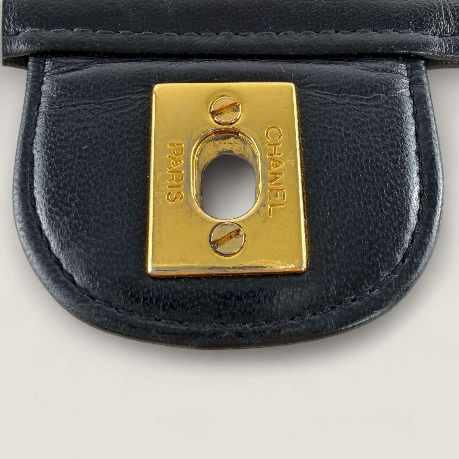 Chanel vintage bag 1989-1991 with 24k gold hardware