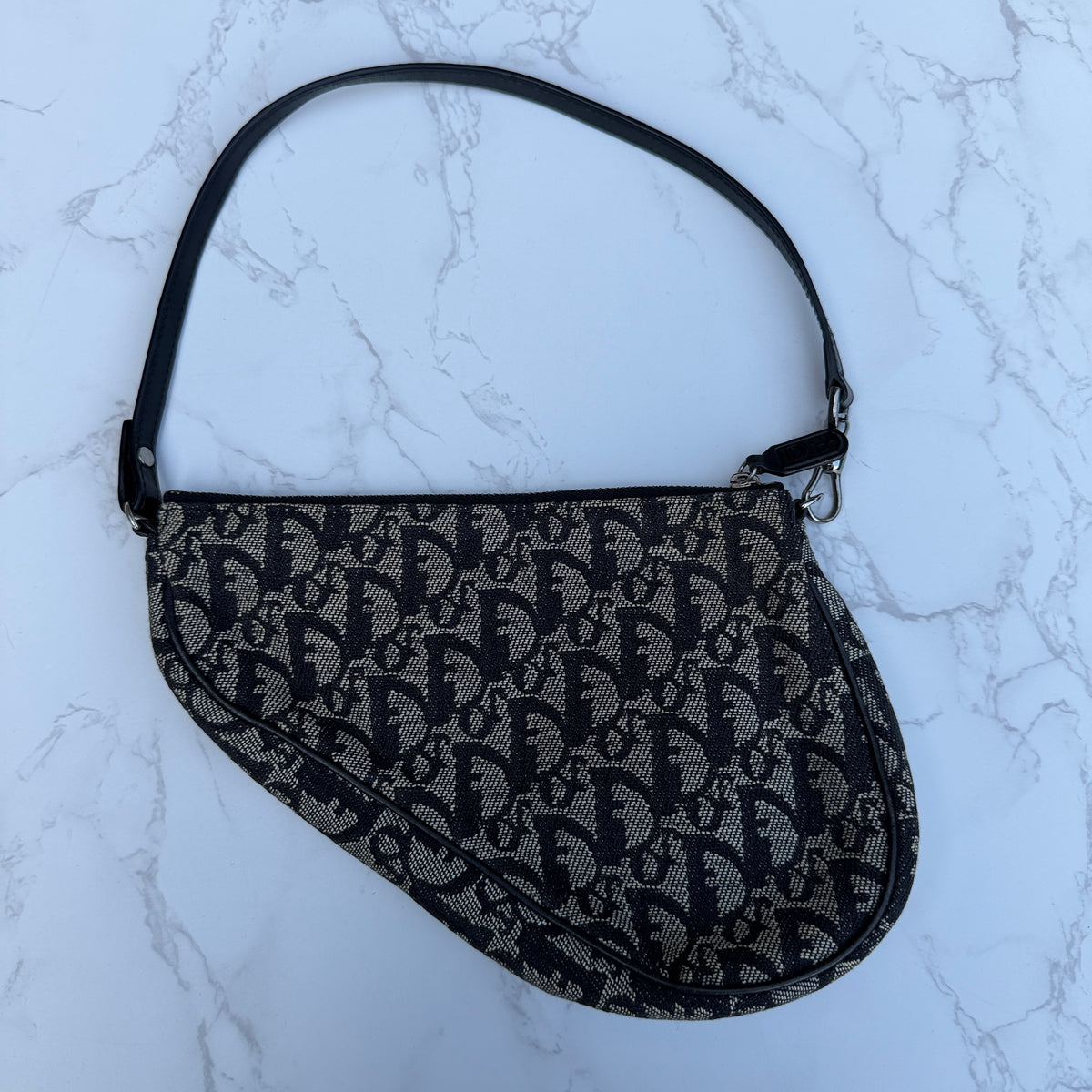 Christian Dior Diorissimo saddle bag pochette