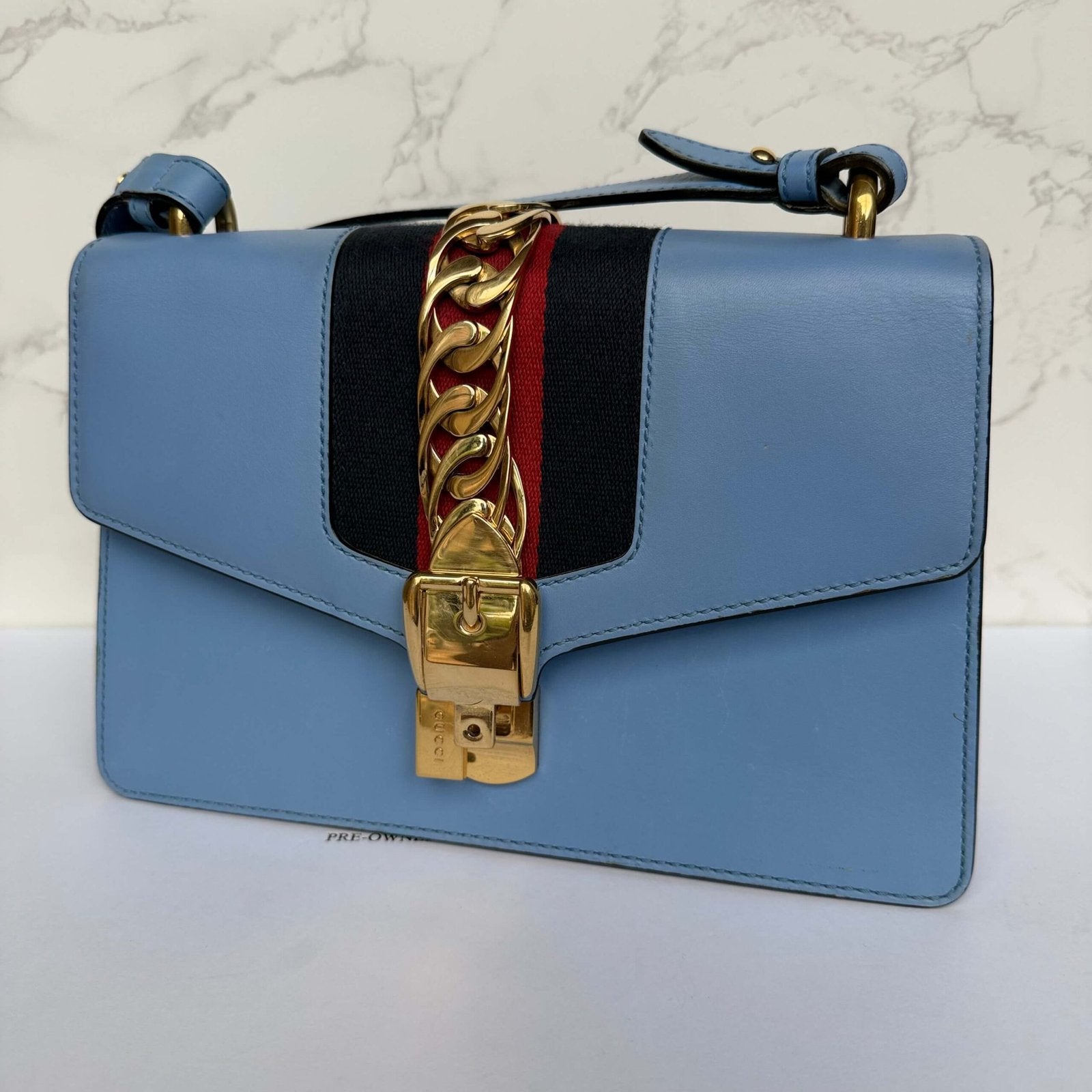 Gucci Sylvie handbag blue