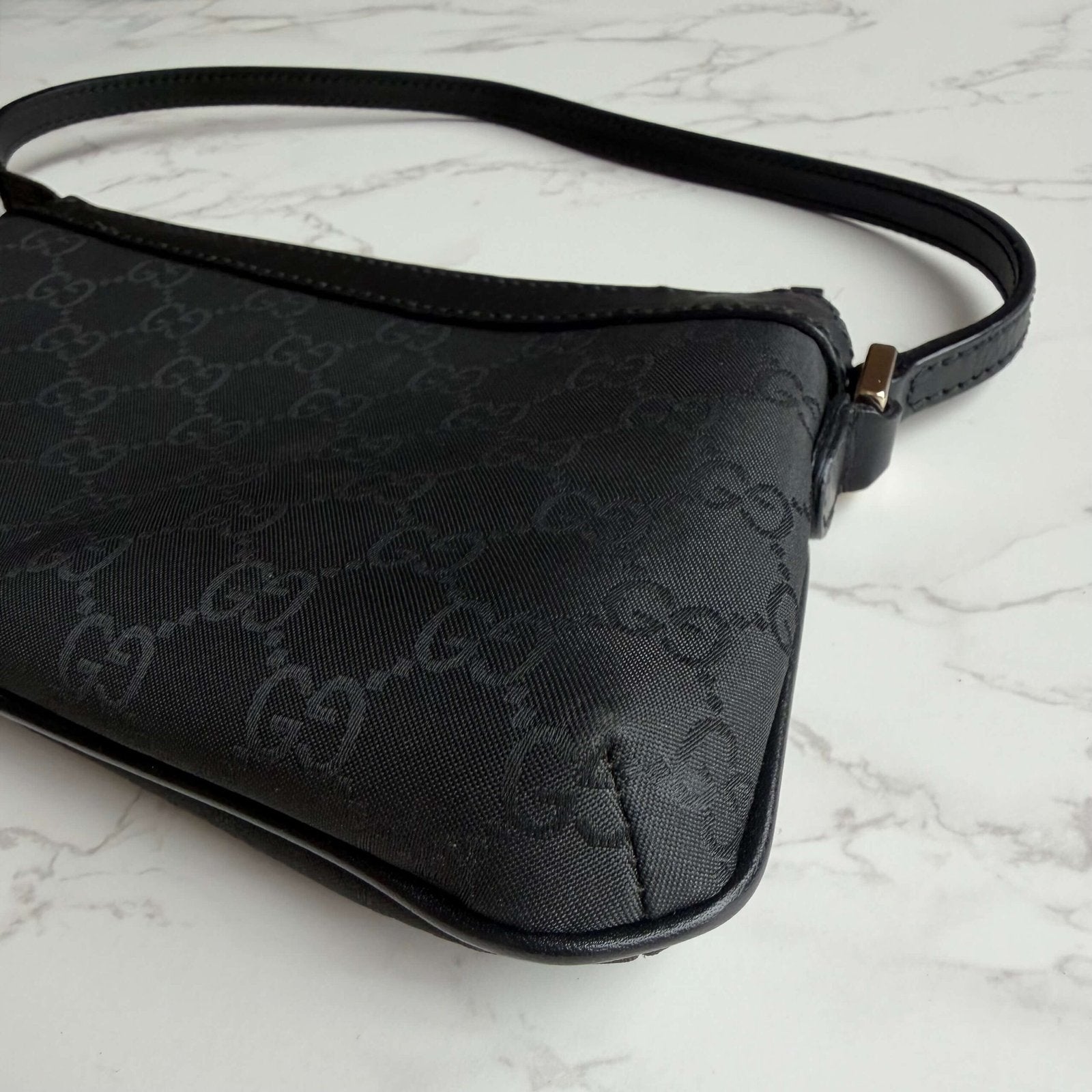 Gucci designer tas zwart GG patroon