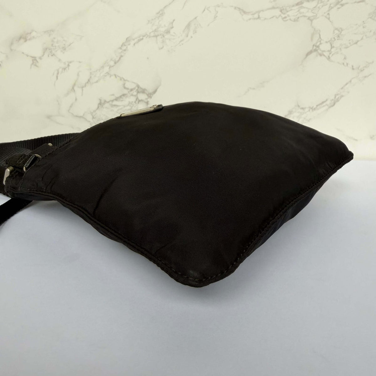 Corners authentic Prada nylon black shoulder bag
