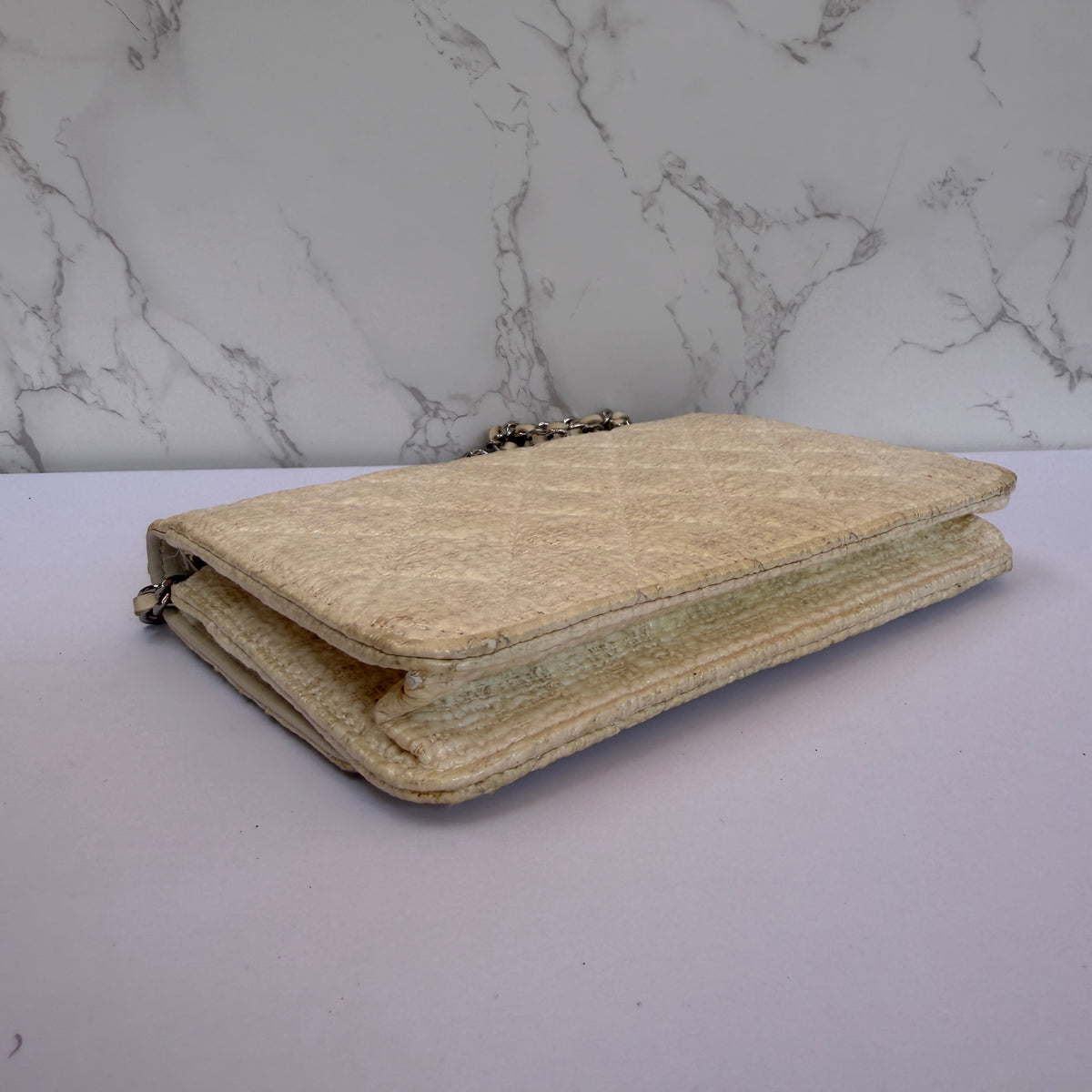 Hoekjes tweedehands Chanel WOC