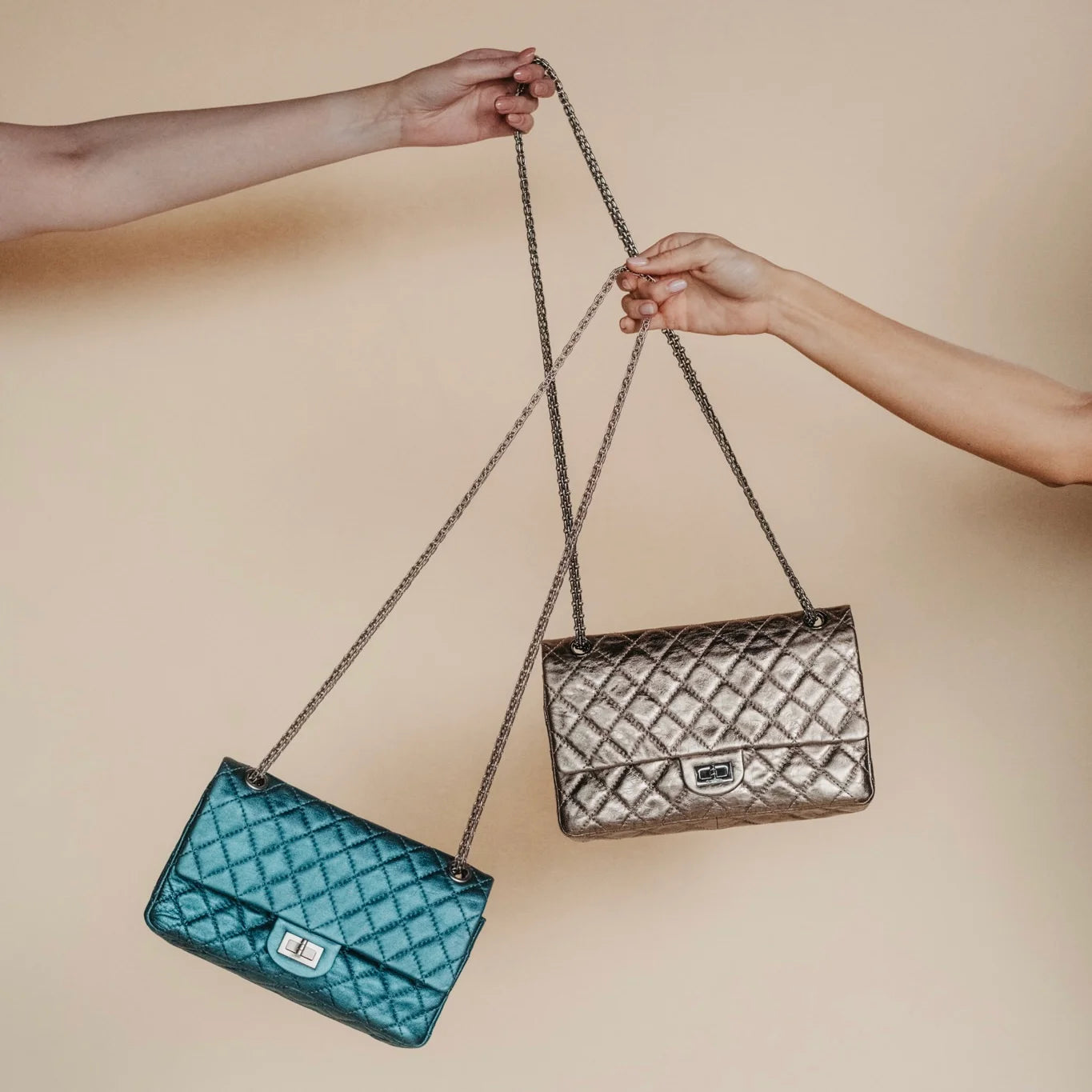 Authentic pre-owned Chanel bags