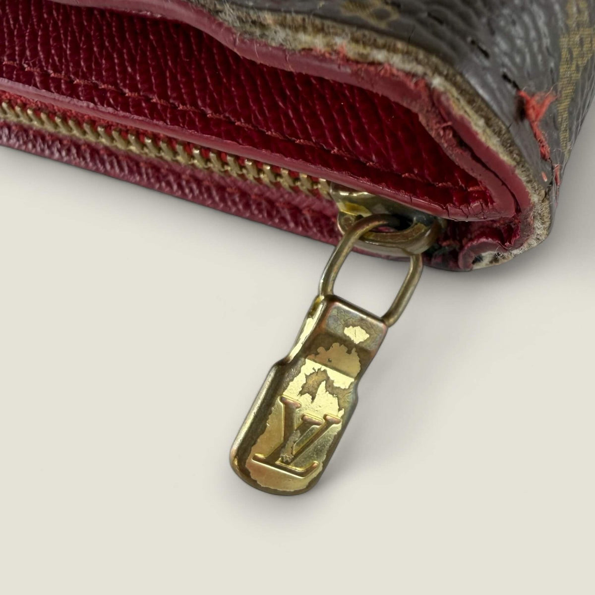 Louis Vuitton Cherry wallet with zip pocket