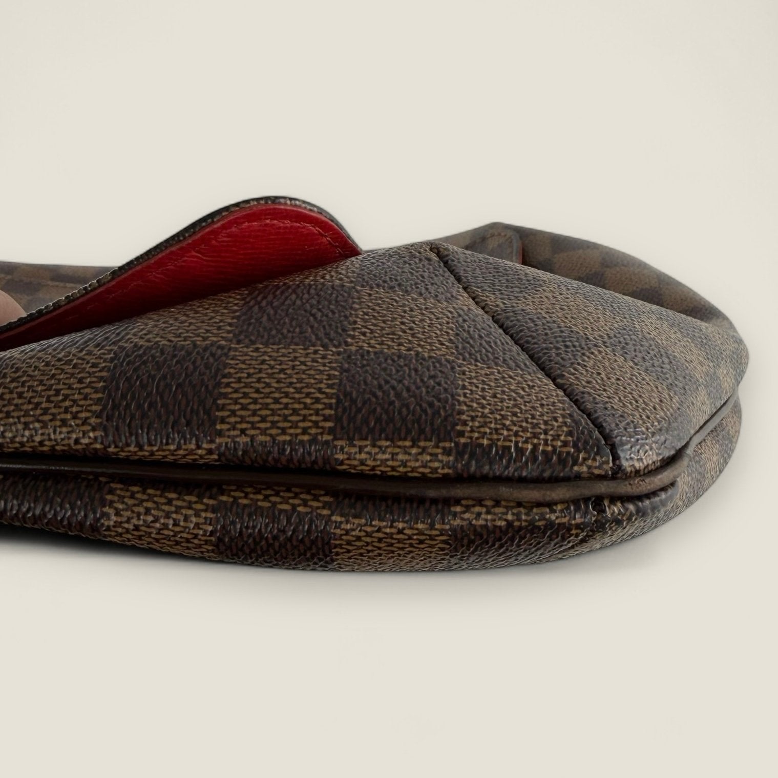 Louis Vuitton musette salsa damier ebene hardware gold