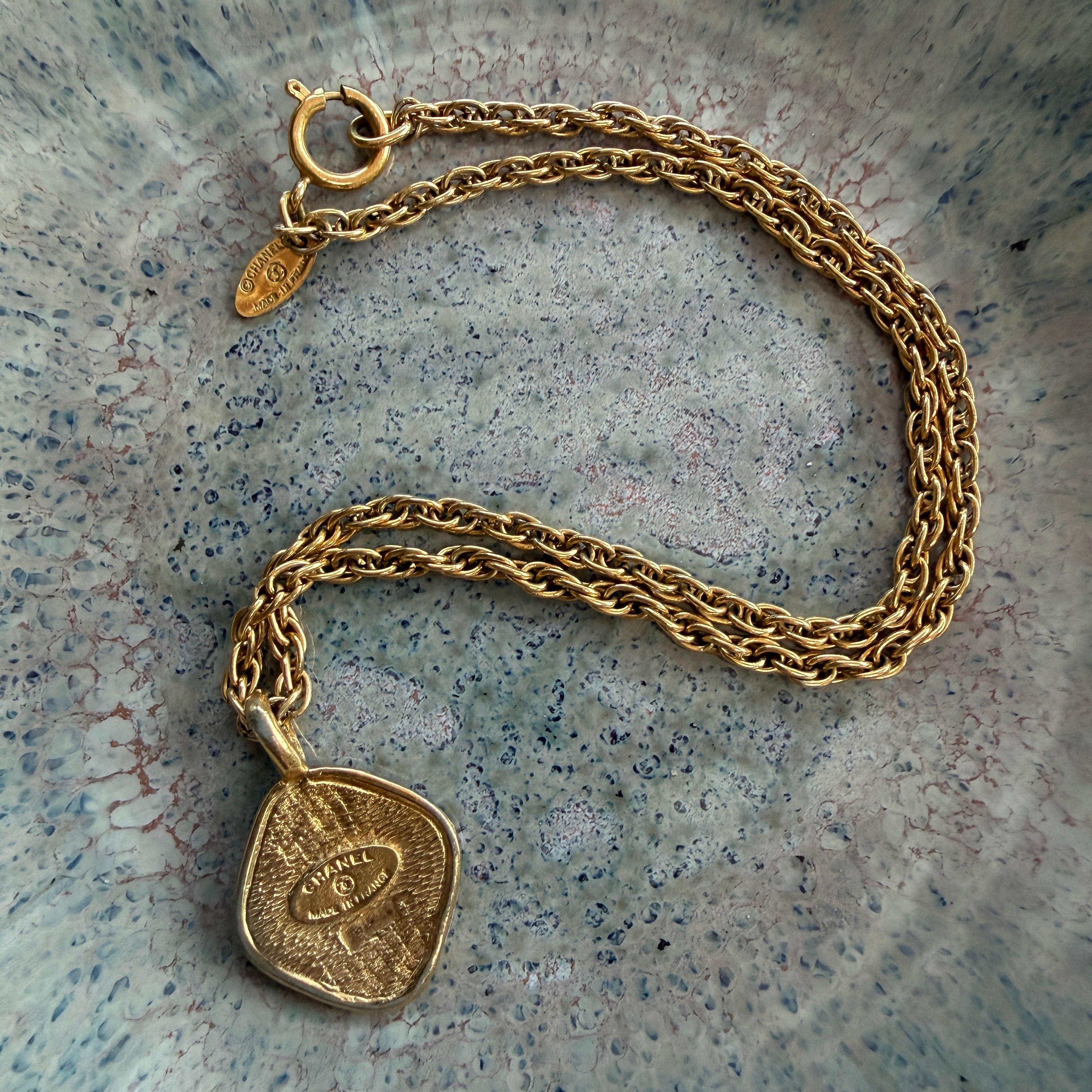 Originele Chanel ketting verguld