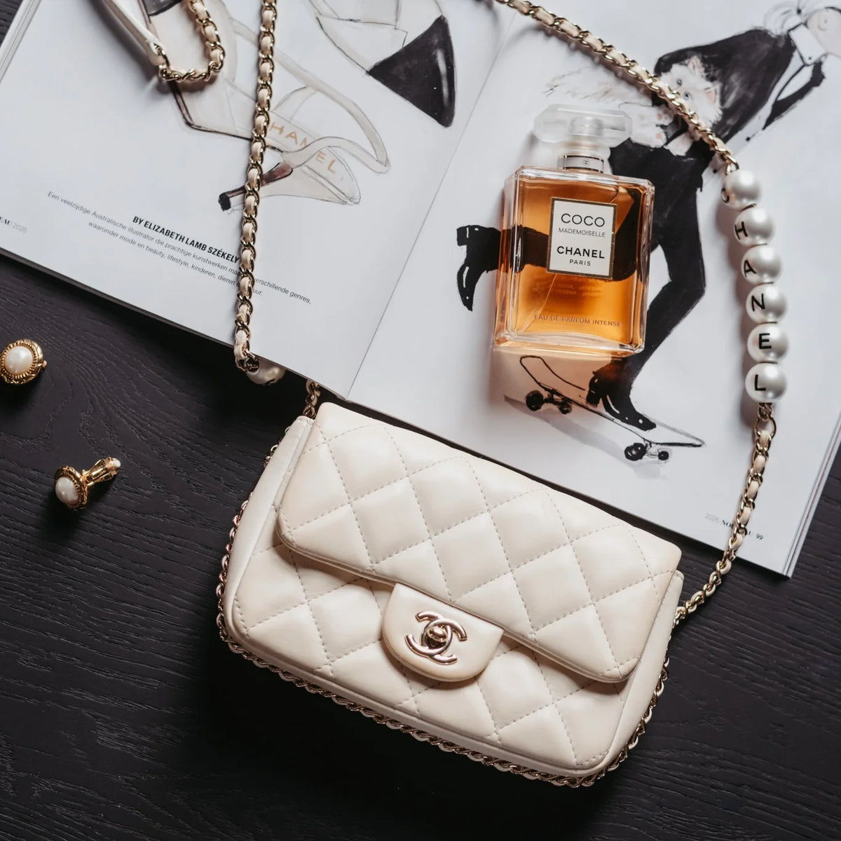 Purse Curse Chanel pearl shoulder bag