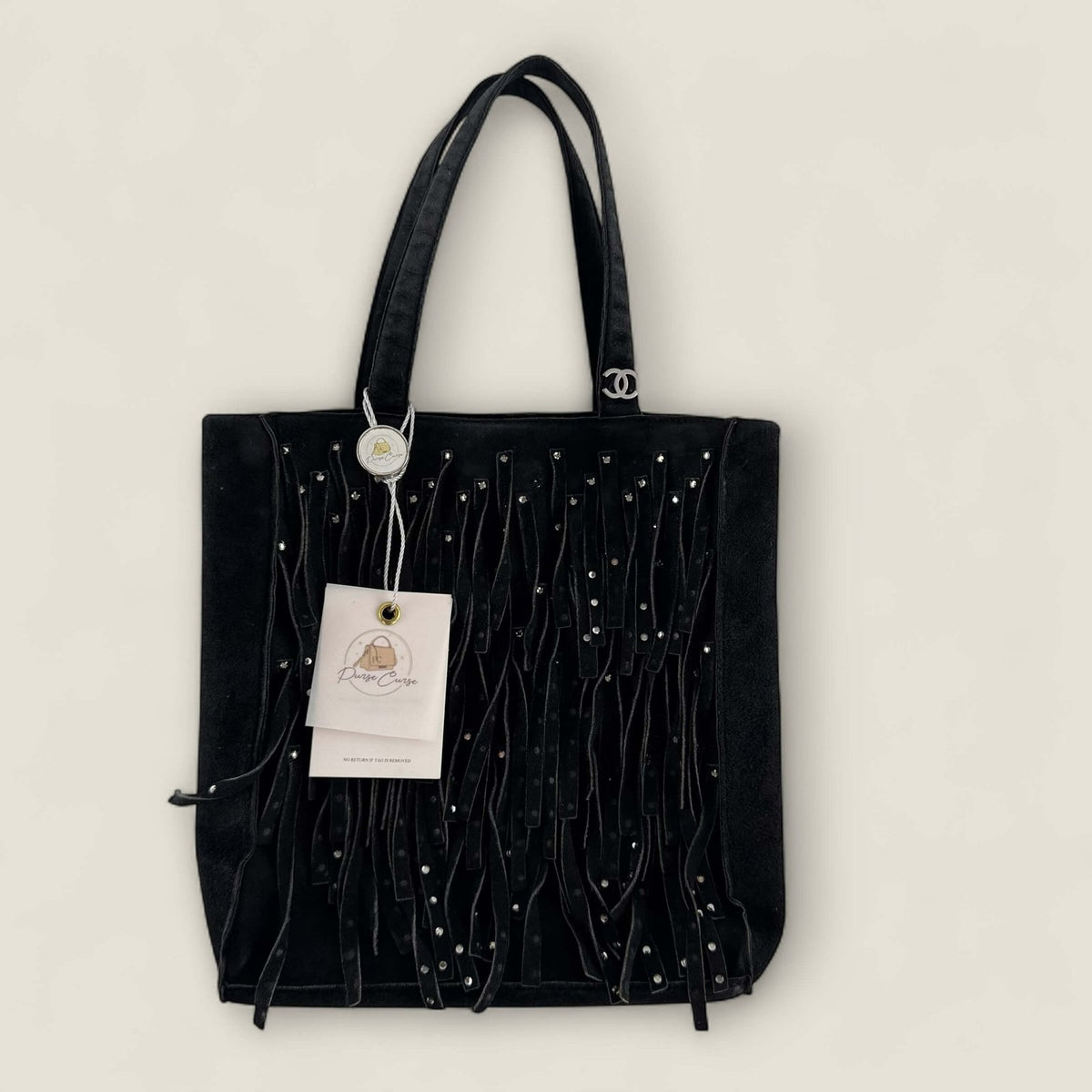 Chanel fringe mini bag