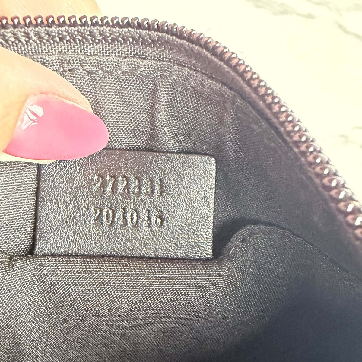 Serienummer authentieke Gucci tasje