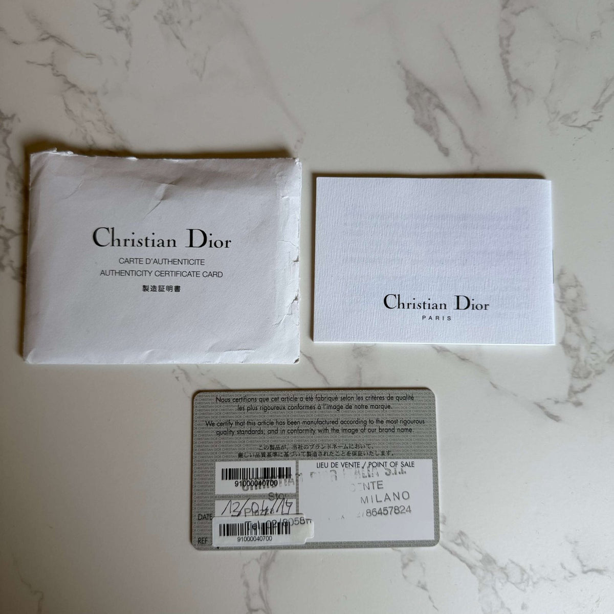 Pre-owned Dior bag authentic