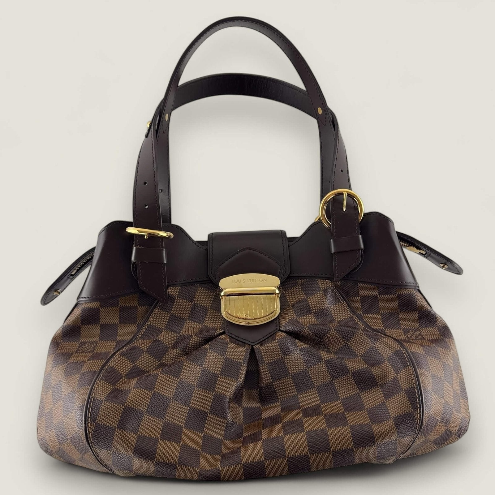 Pre-owned Louis Vuitton Sistina PM Damier designer bag Purse Curse