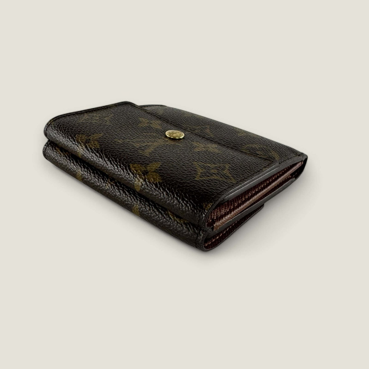 pre-owned Louis Vuitton monogram canvas wallet