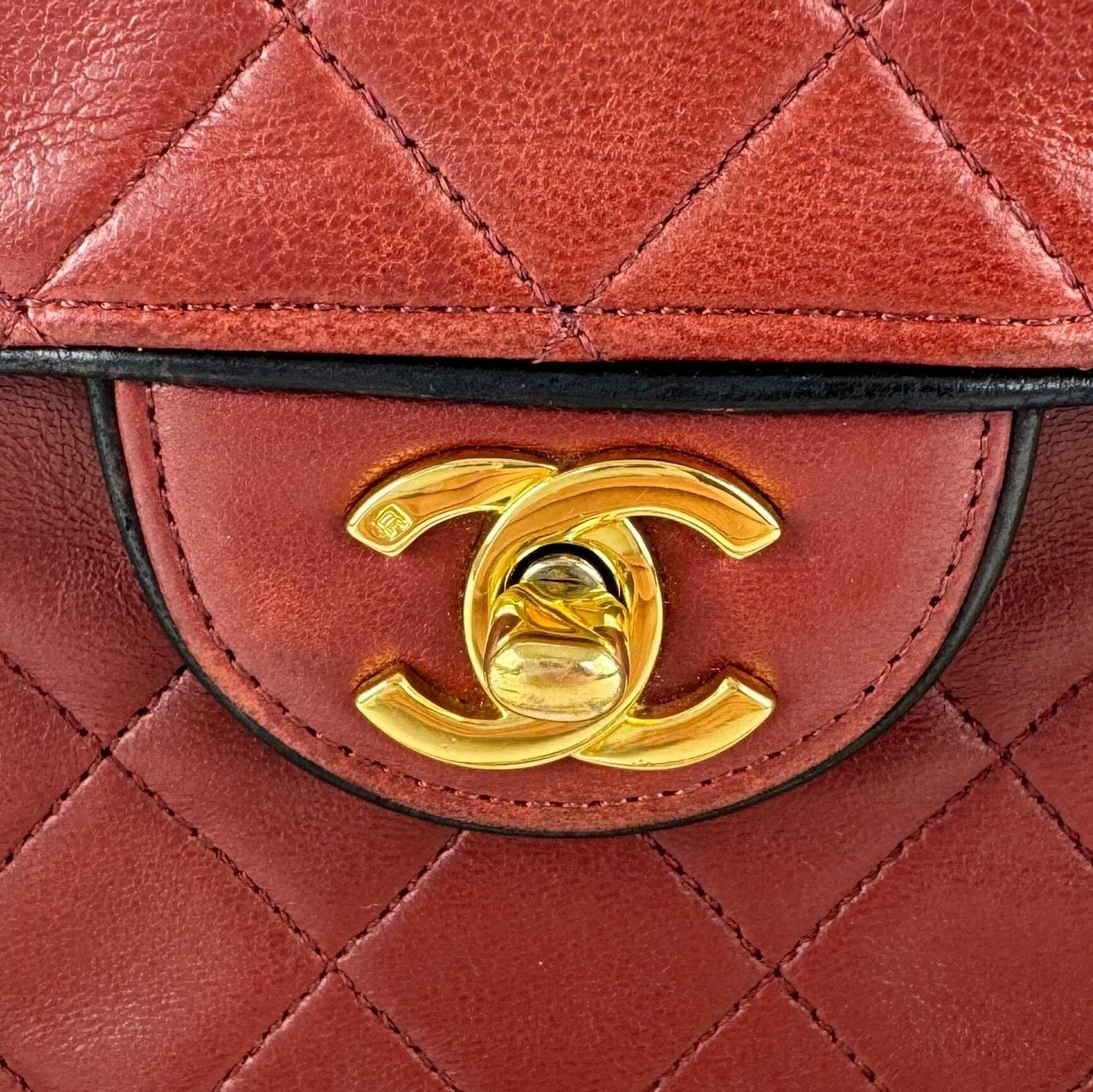 Vintage Chanel 24k gold hardware