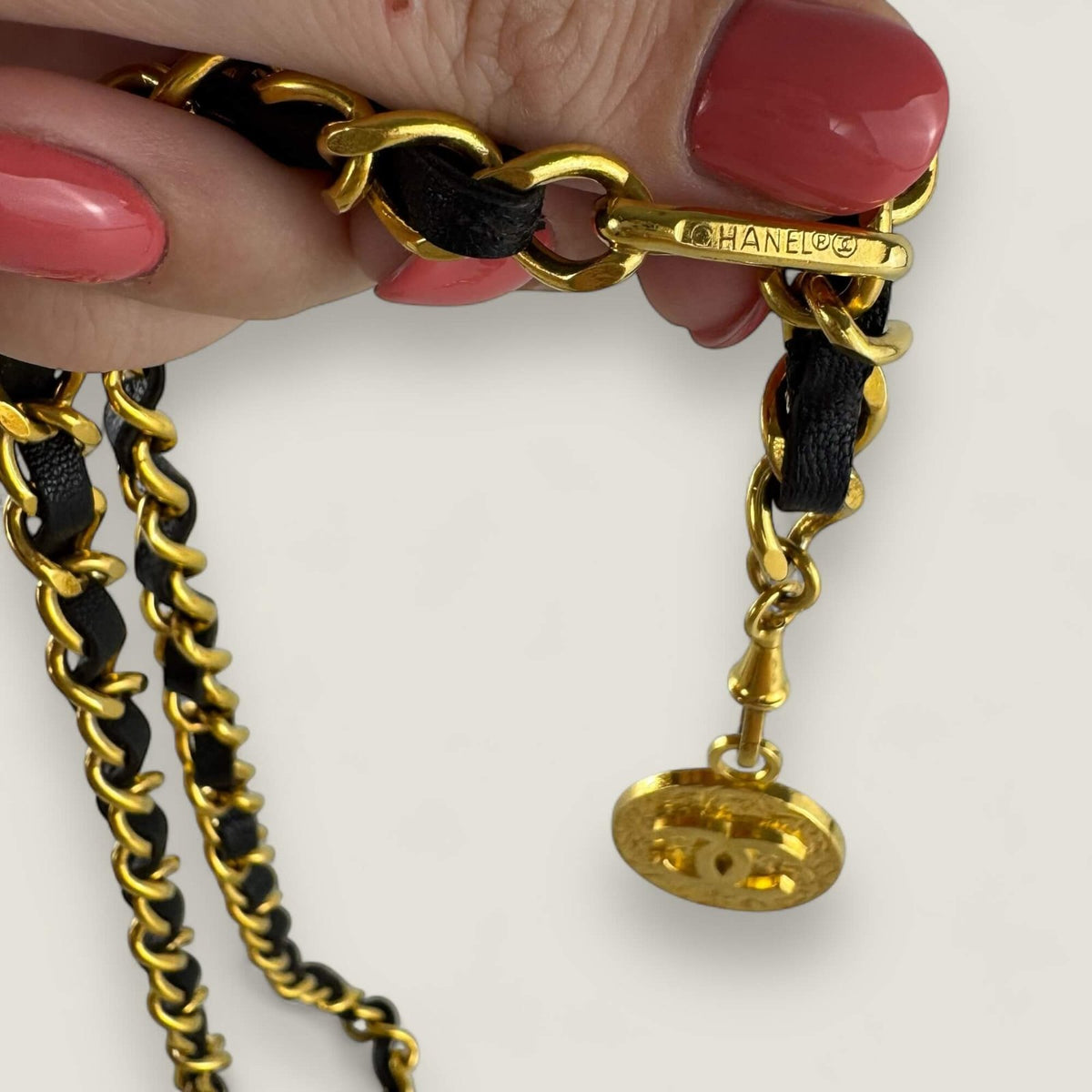 Vintage Chanel belt authentic 1982