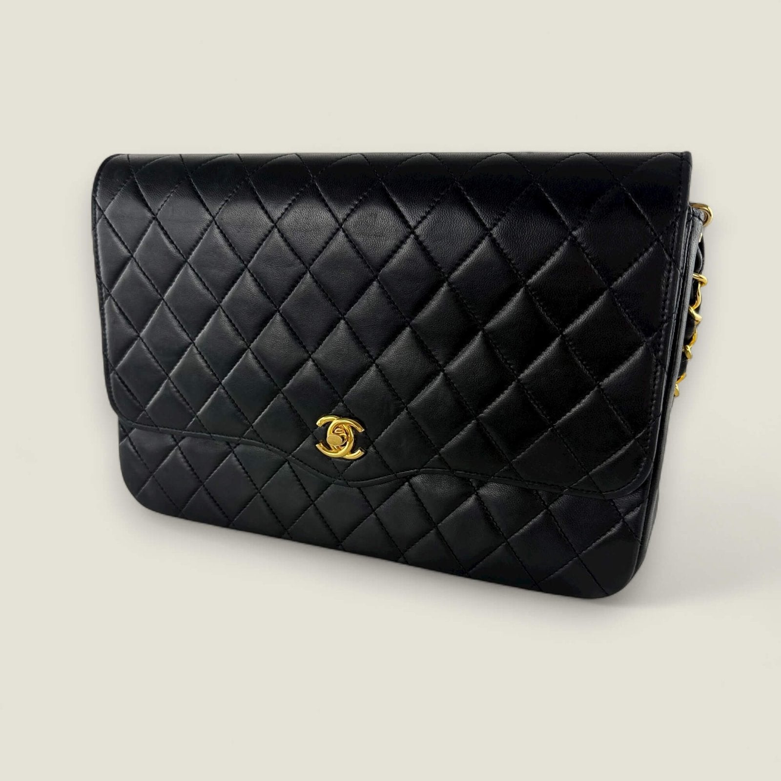 Vintage Chnael black crossbody