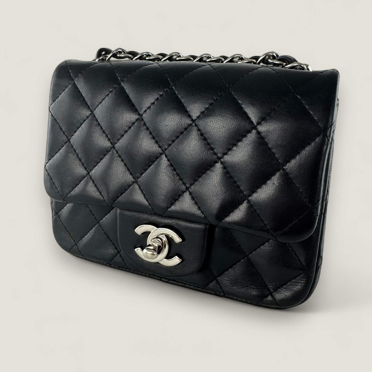 pre-owned Chanel mini flapbag