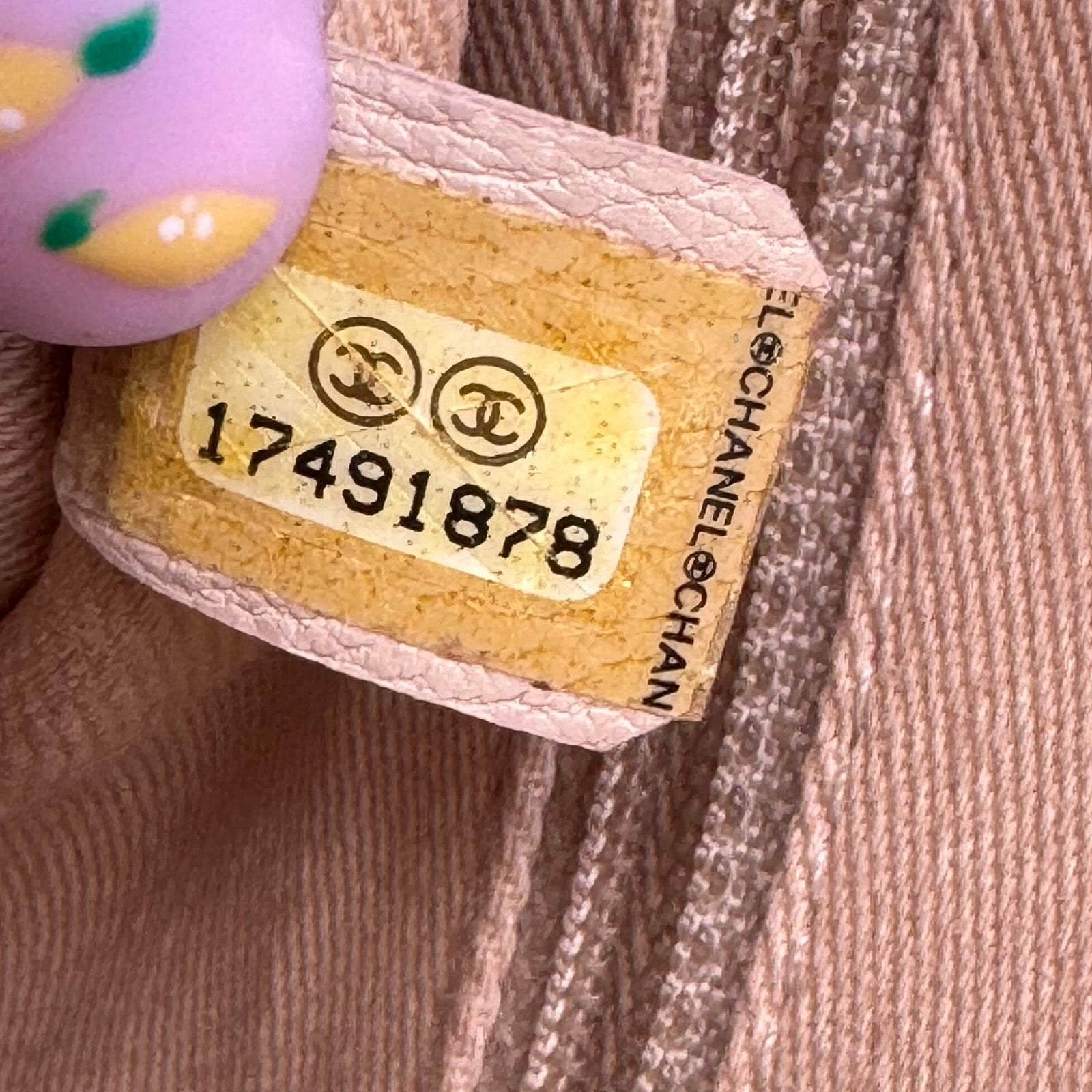 serial number original Chanel bag