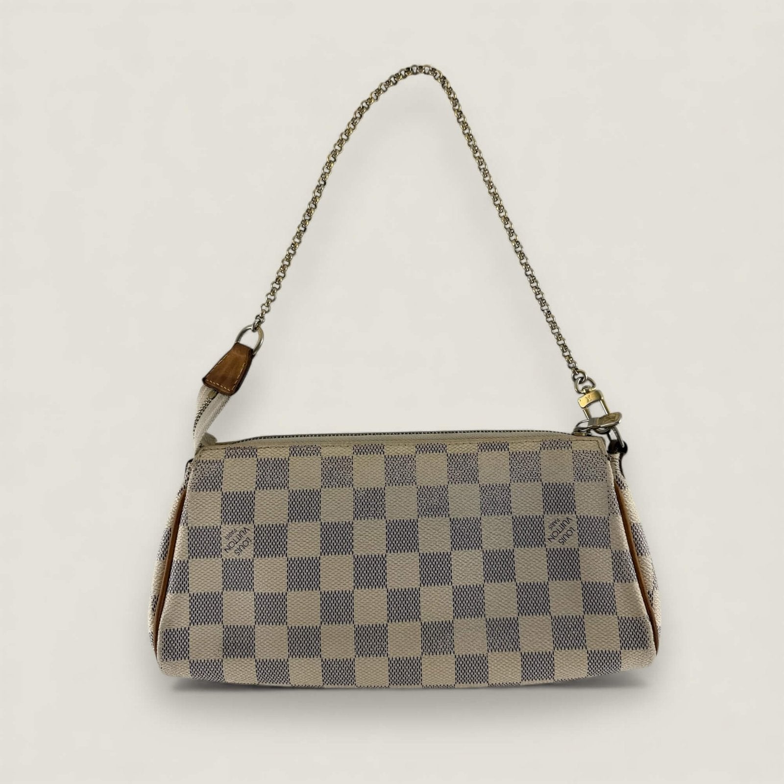 Back Louis Vuitton Eva Damier Azur canvas