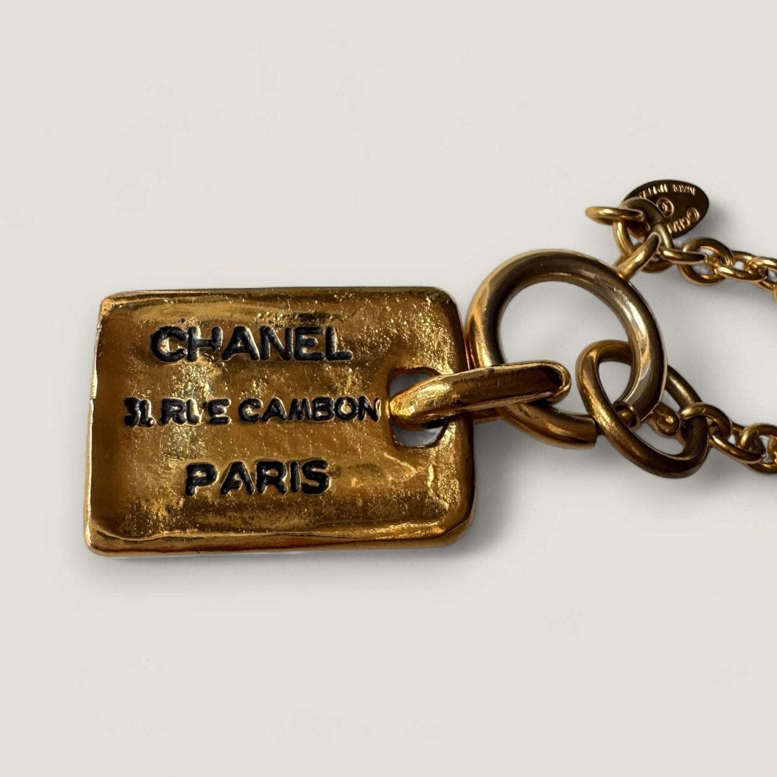 Authentic Chanel 31 Rue Cambon pendant necklace