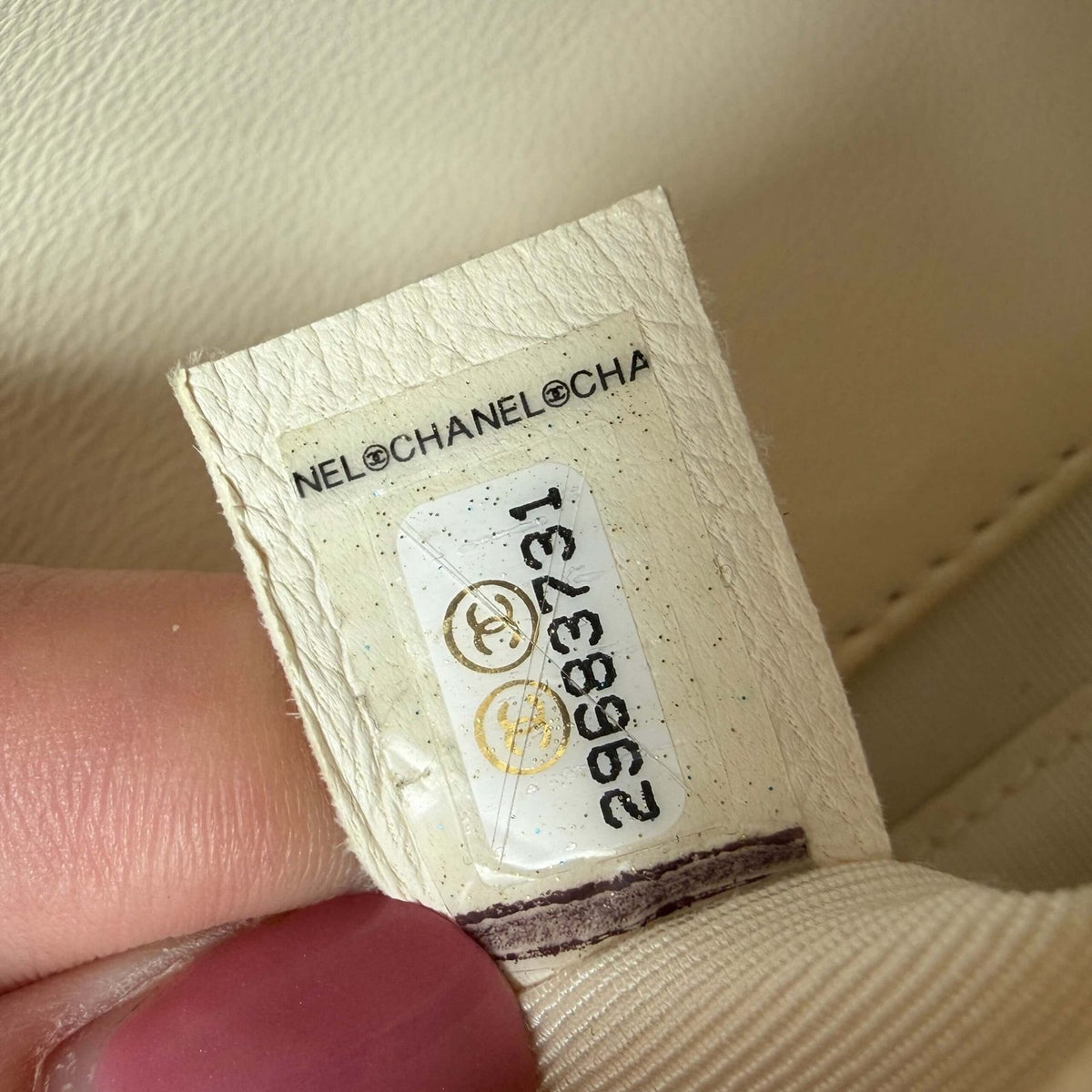 Buy authentic Chanel bag with serial number