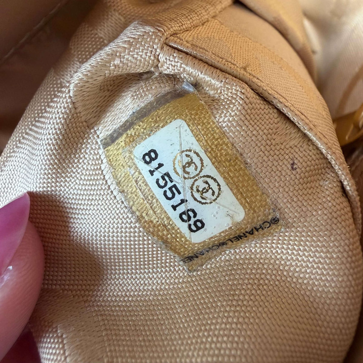 Authentic Chanel bag serial number