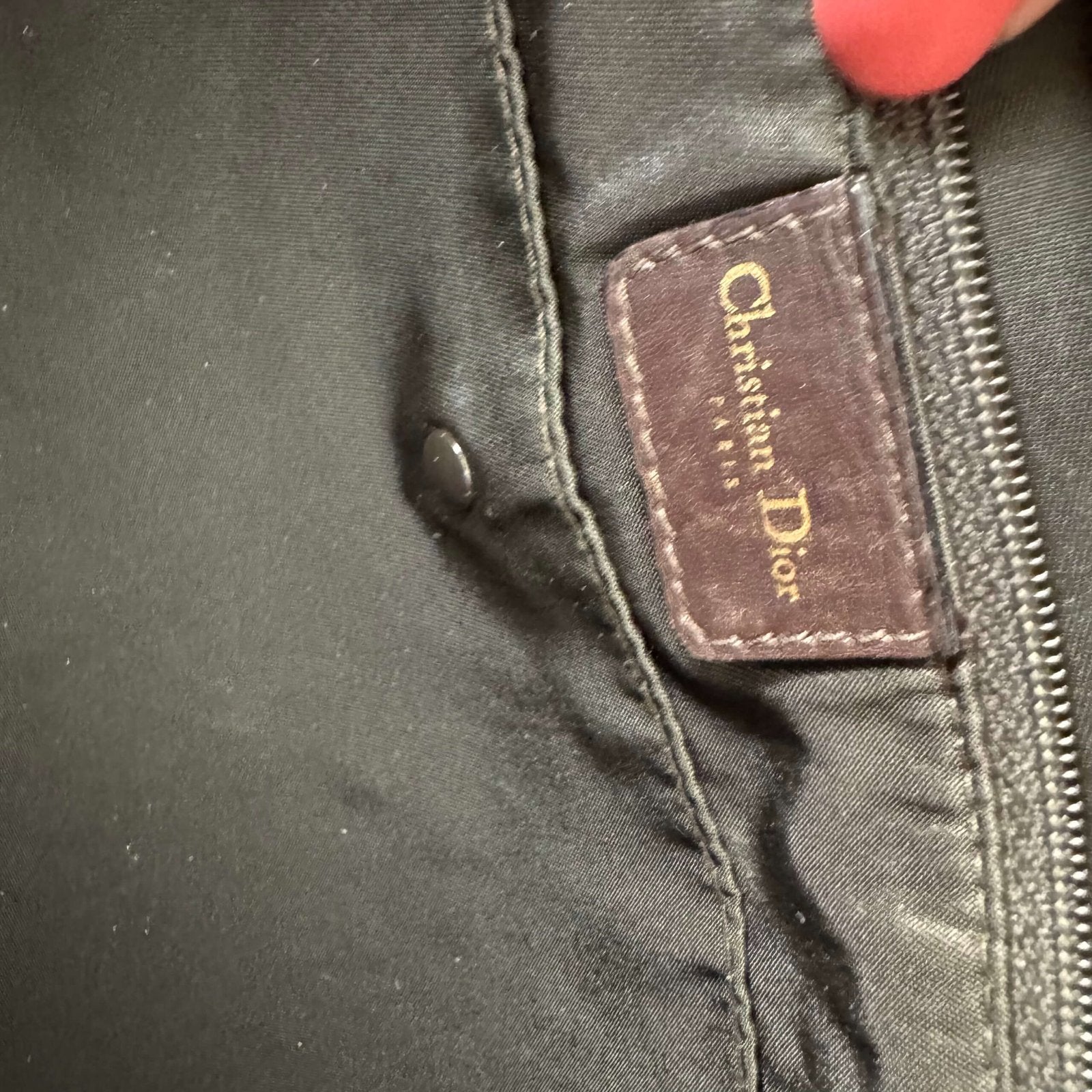 Authentic Dior handbag leather