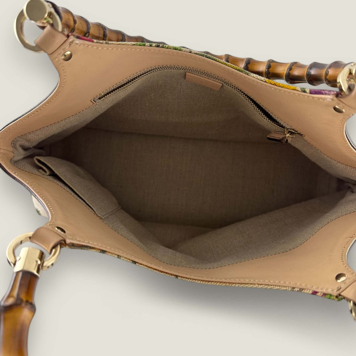 Authentic Gucci handbag interior preloved