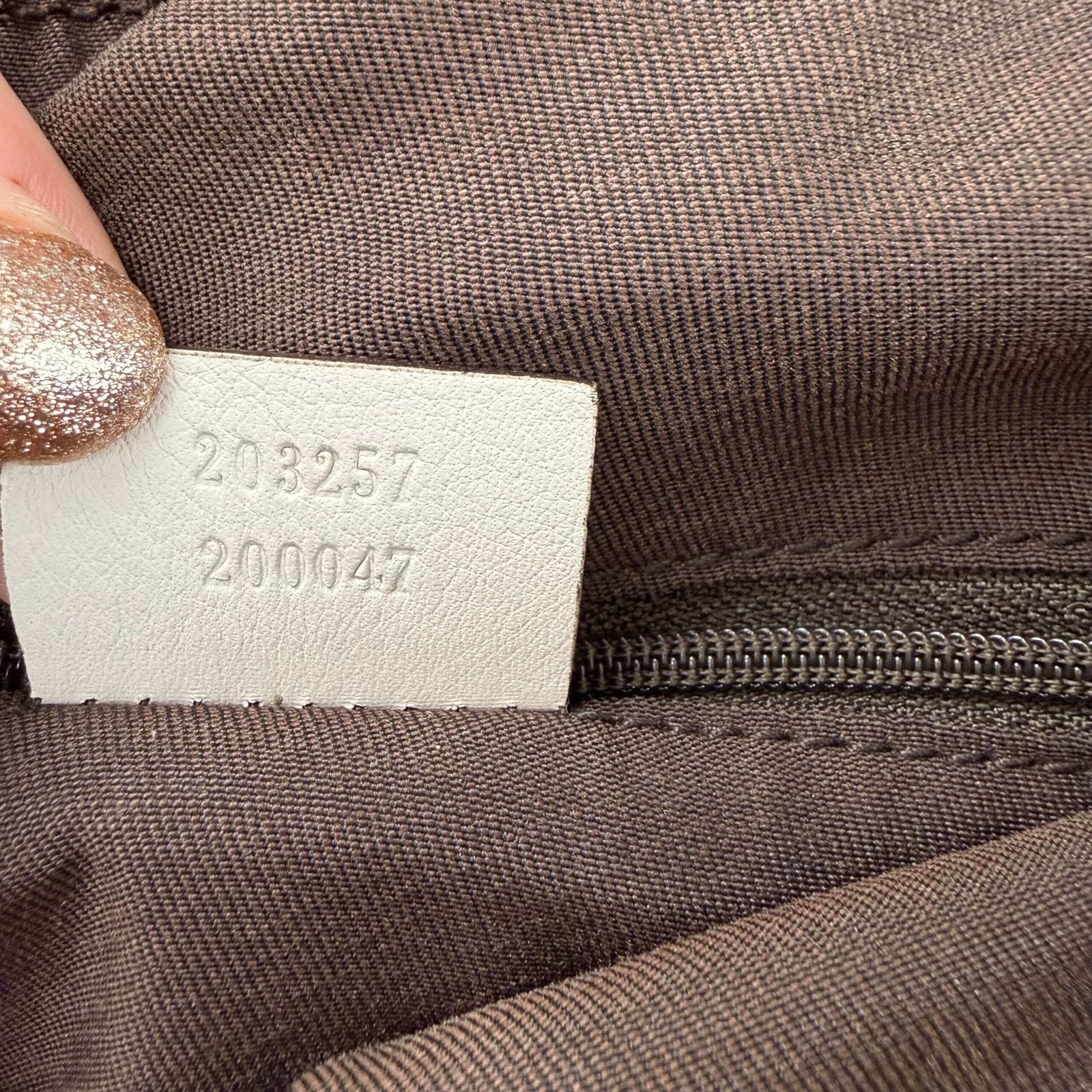 Authentic Gucci bag preloved serial number