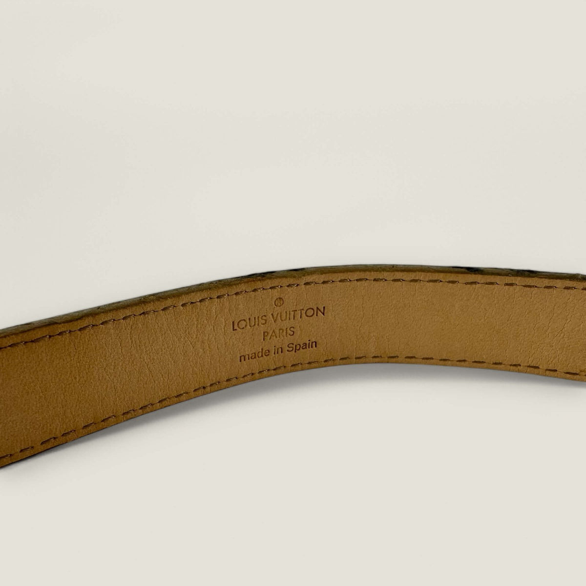 Authentic Louis Vuitton belt pre-owned