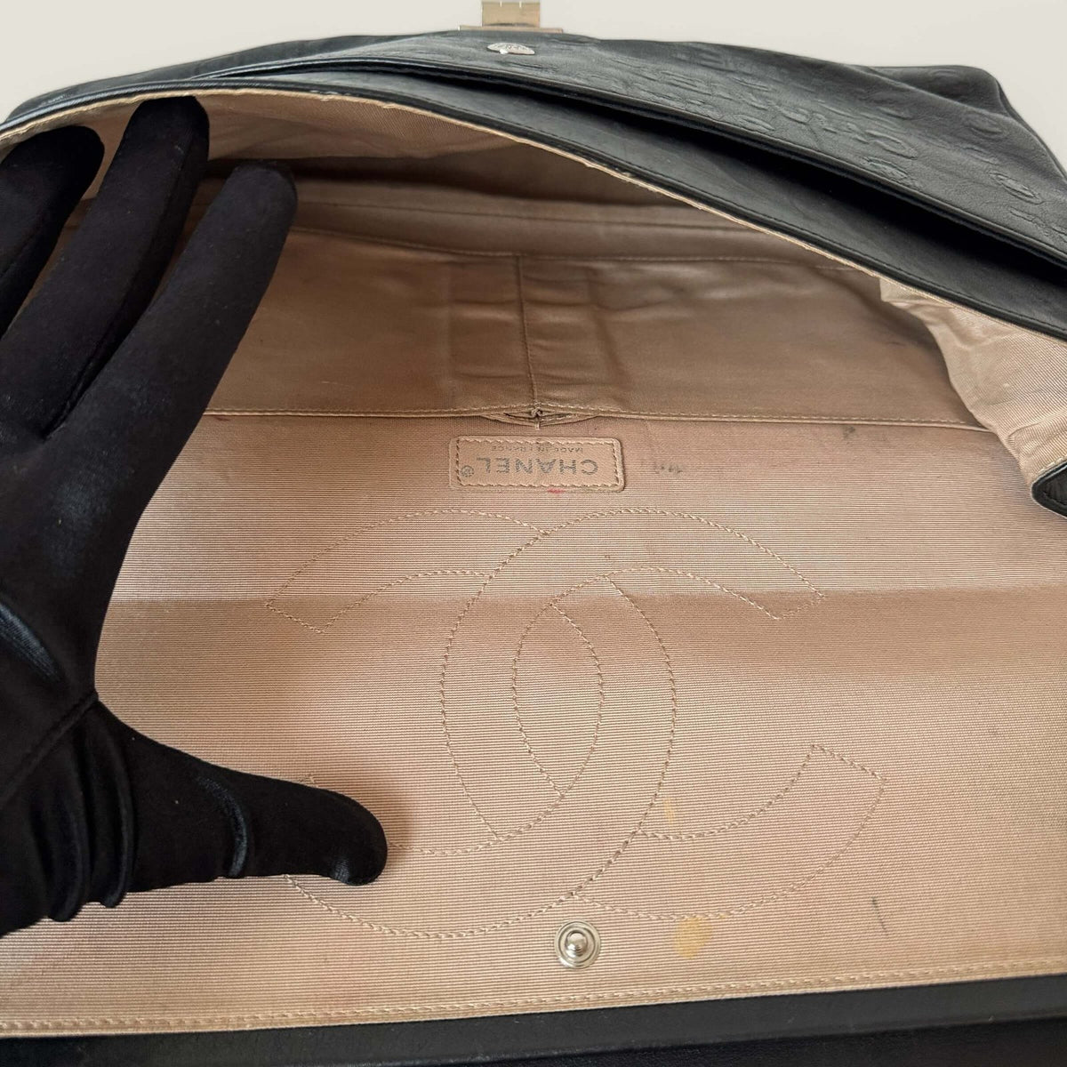 Inside Pre-owned Chanel bag