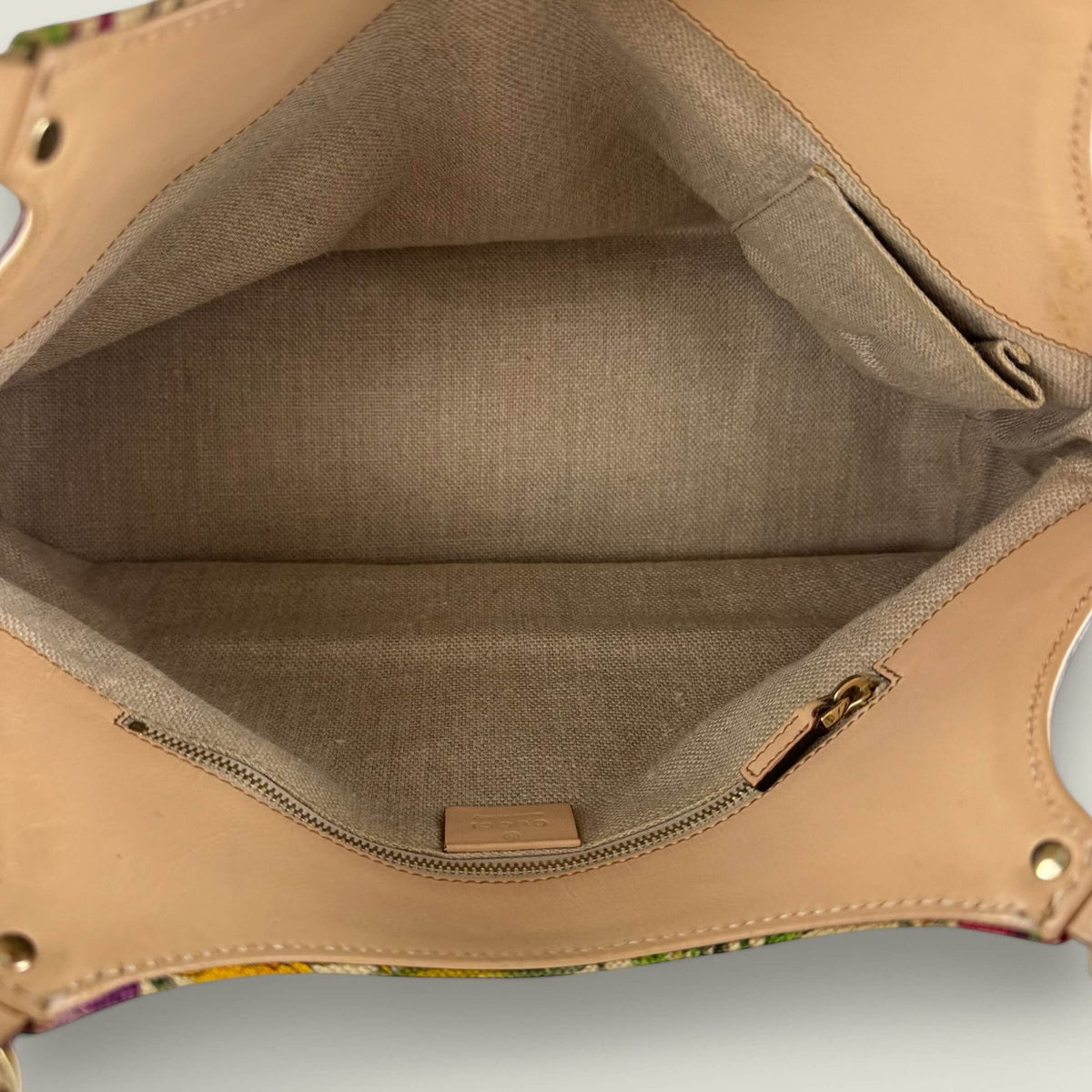 Interior authentic Gucci bag