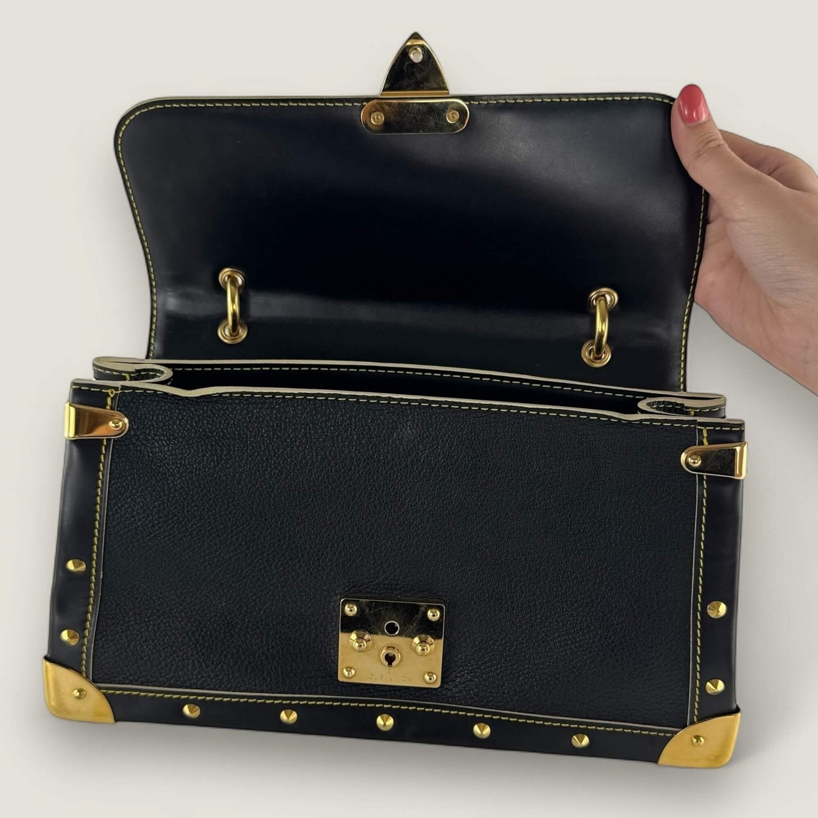 Interior authentic Louis Vuitton bag
