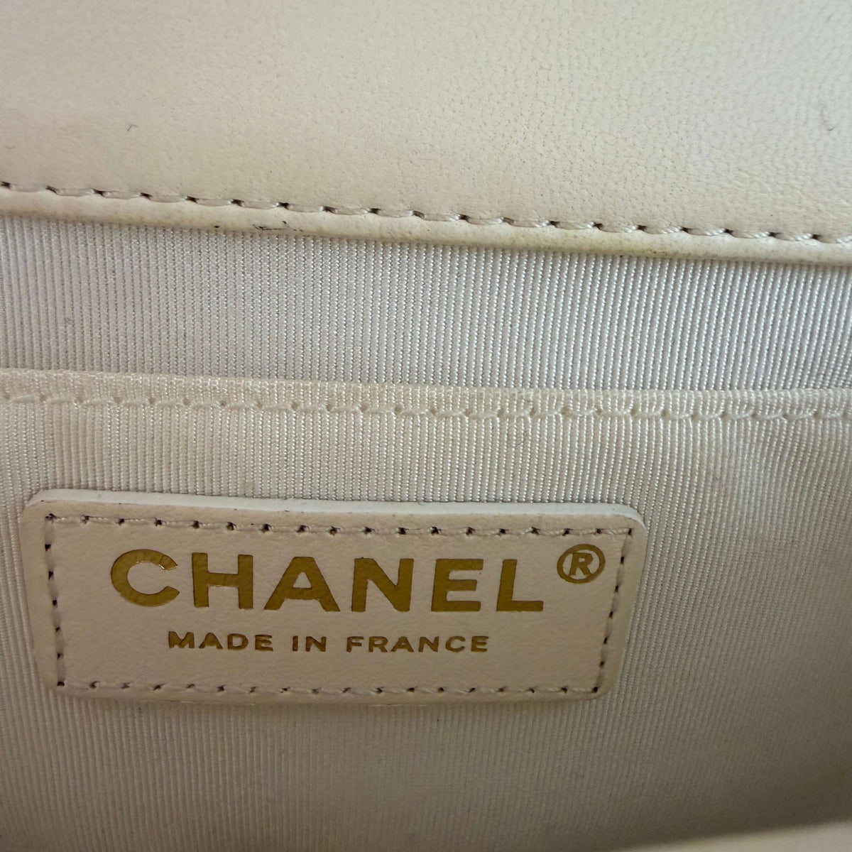 Interior original Chanel bag