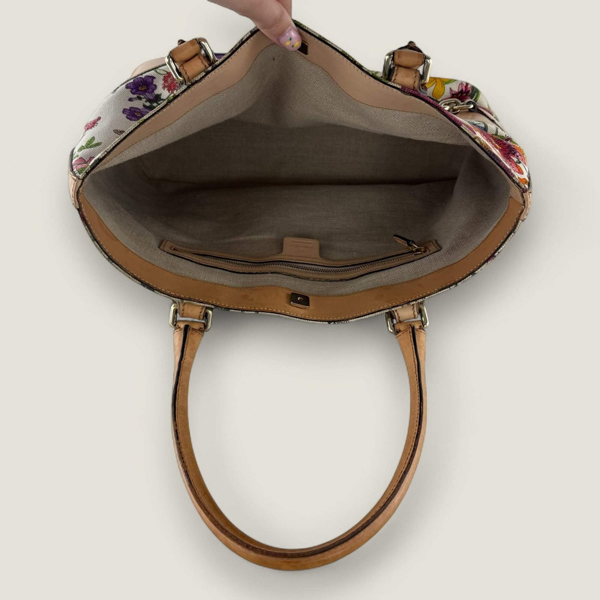Binnenkant originele Gucci tas
