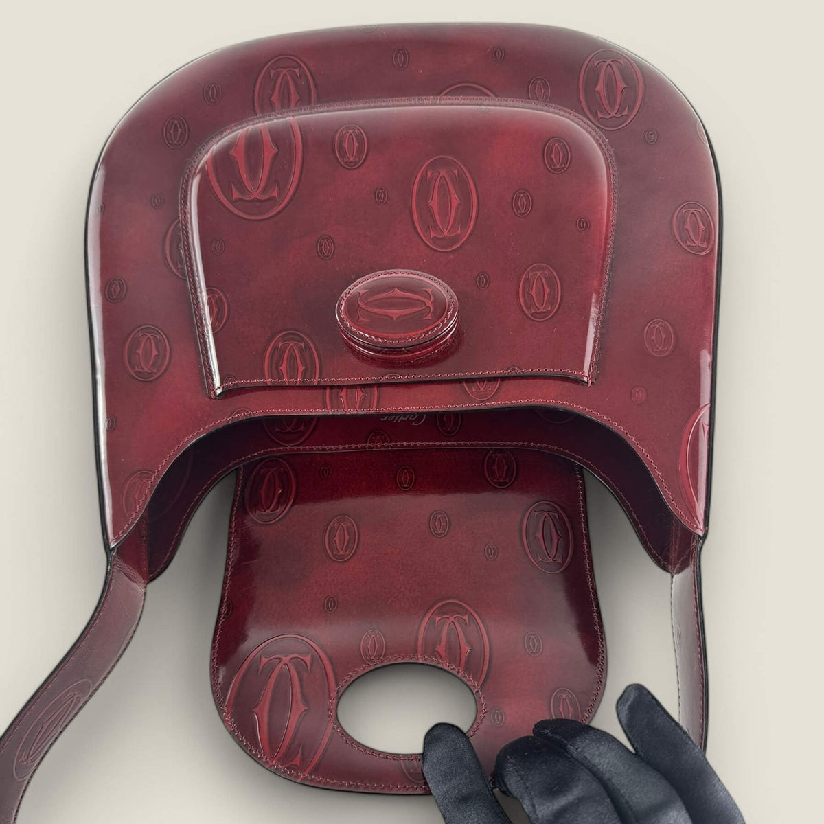 Interior pre-owned Cartier bag 90s