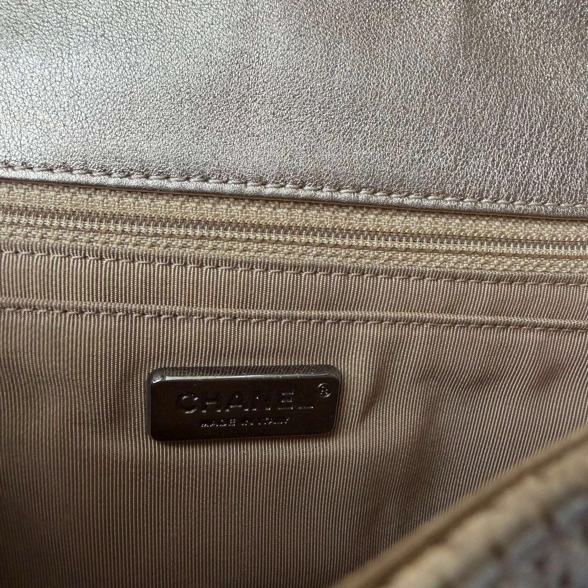 Chanel Paris Dubai bag interior